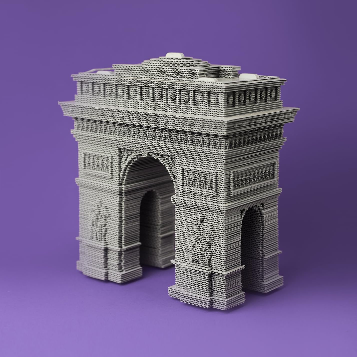 Triumphbogen Paris 3D-Puzzle aus Karton – Skulptur-Bausatz