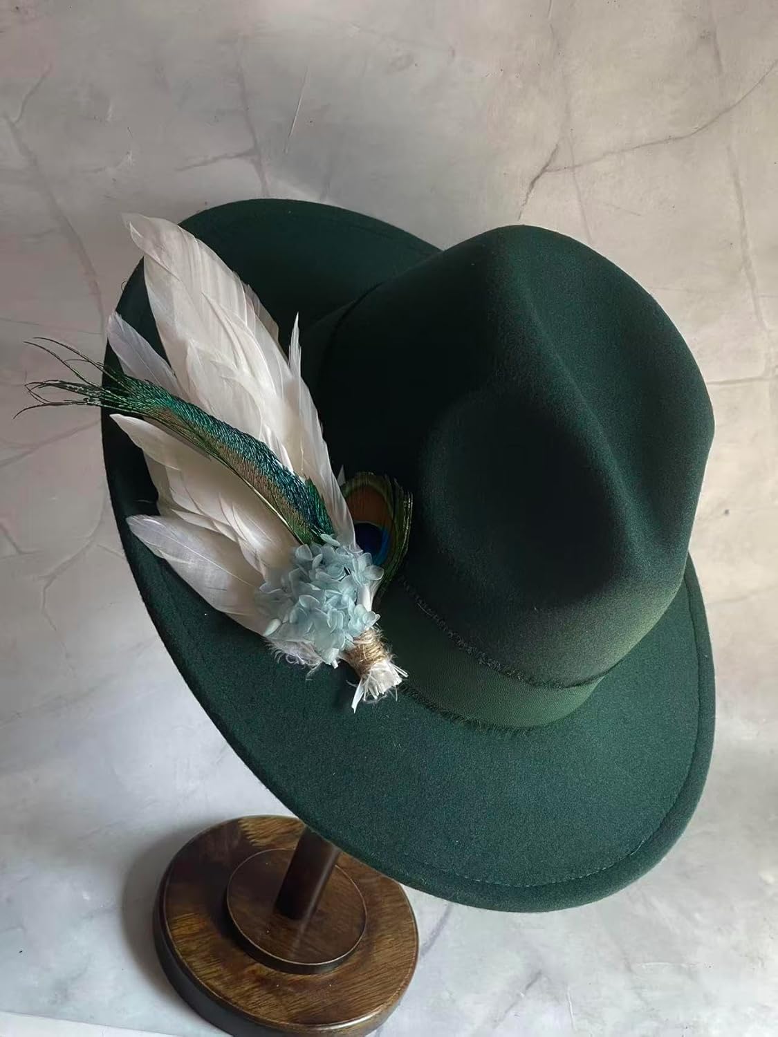 Wide Brim Women Fedora Hat- Panama Dress Hats for Party 2025 - Image 2