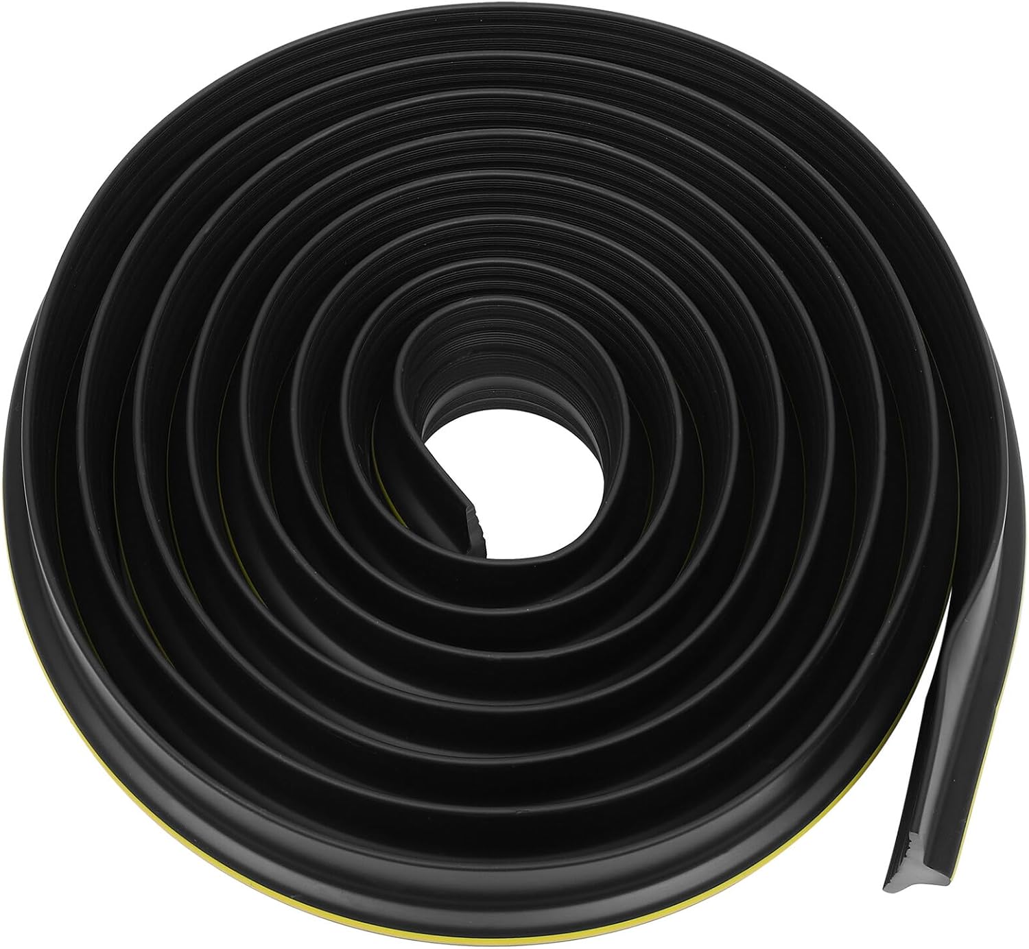 Vaguelly Garage Door Threshold Seal 80x18mm Heavy Duty Rubber Bottom Seal Strip 5-Meter Weatherproofing Insulation for Garage Floor Protection