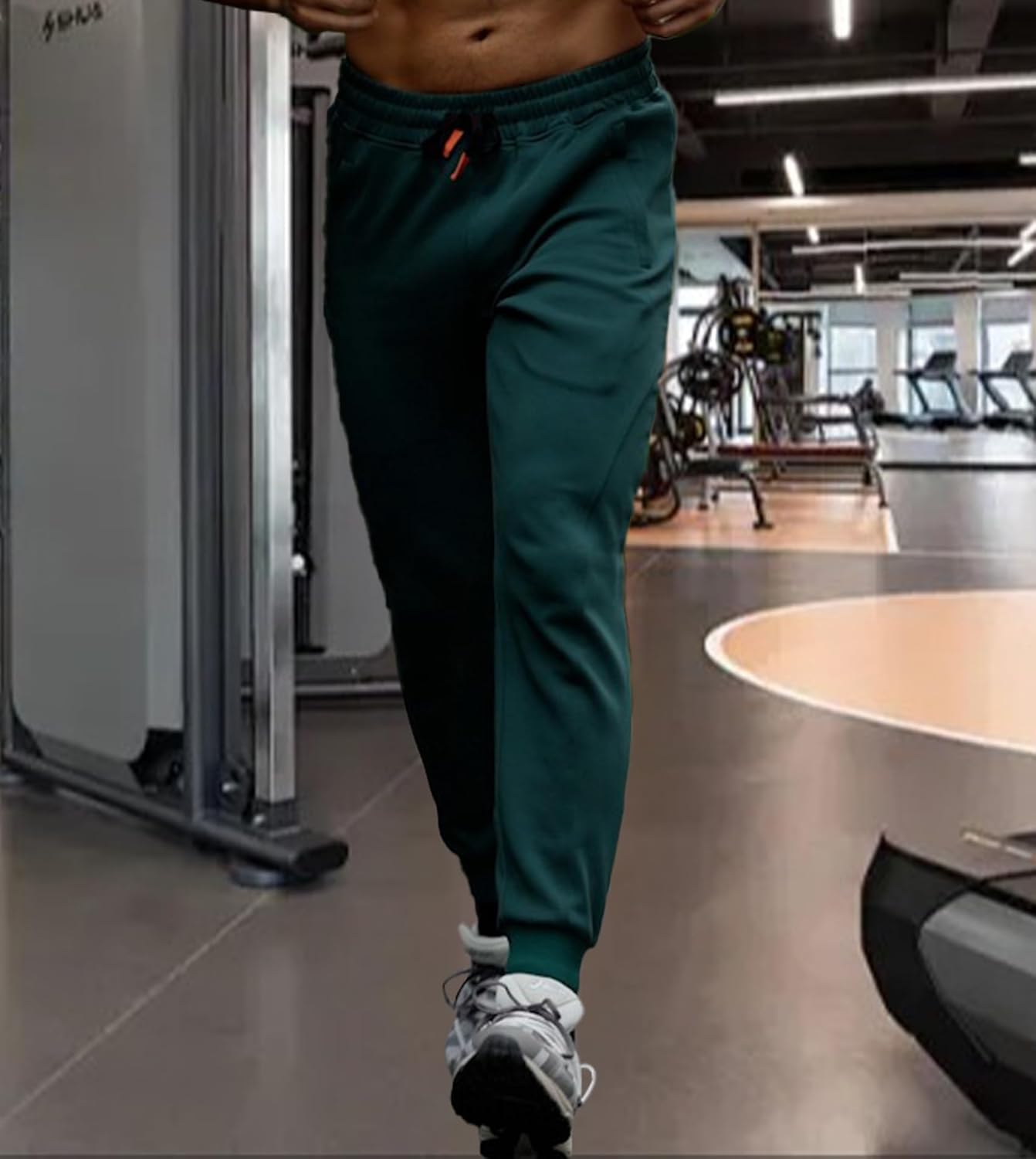 Fioboc Weekend Performance Joggers for Men Sweatpants with Zipper Pockets Athletic Jogger Mens Workout Pants M-3XL - Image 3