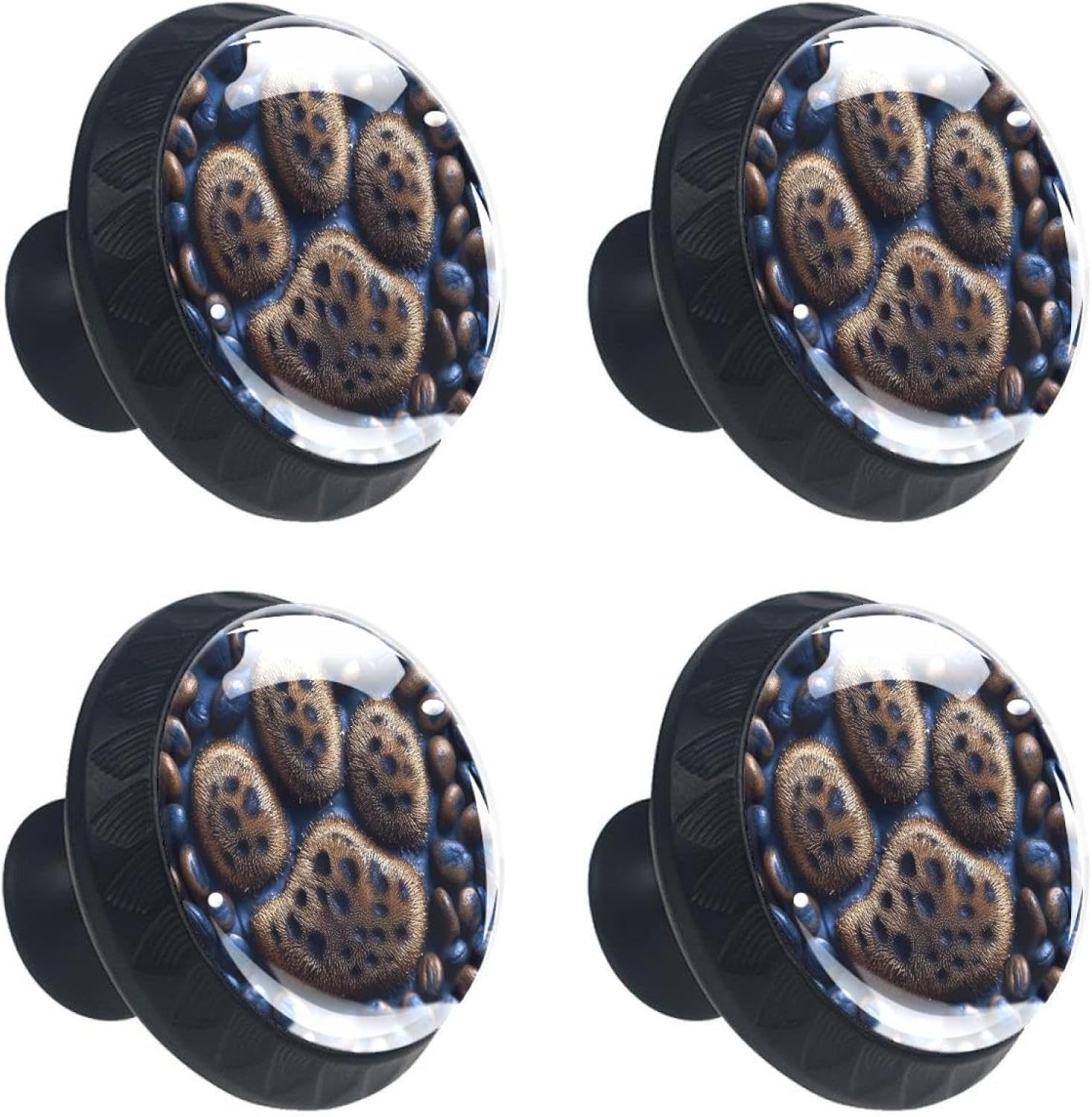 4 Pack Cabinet Drawer Knobs,Circular Drawer Knobsused for Furniture ...