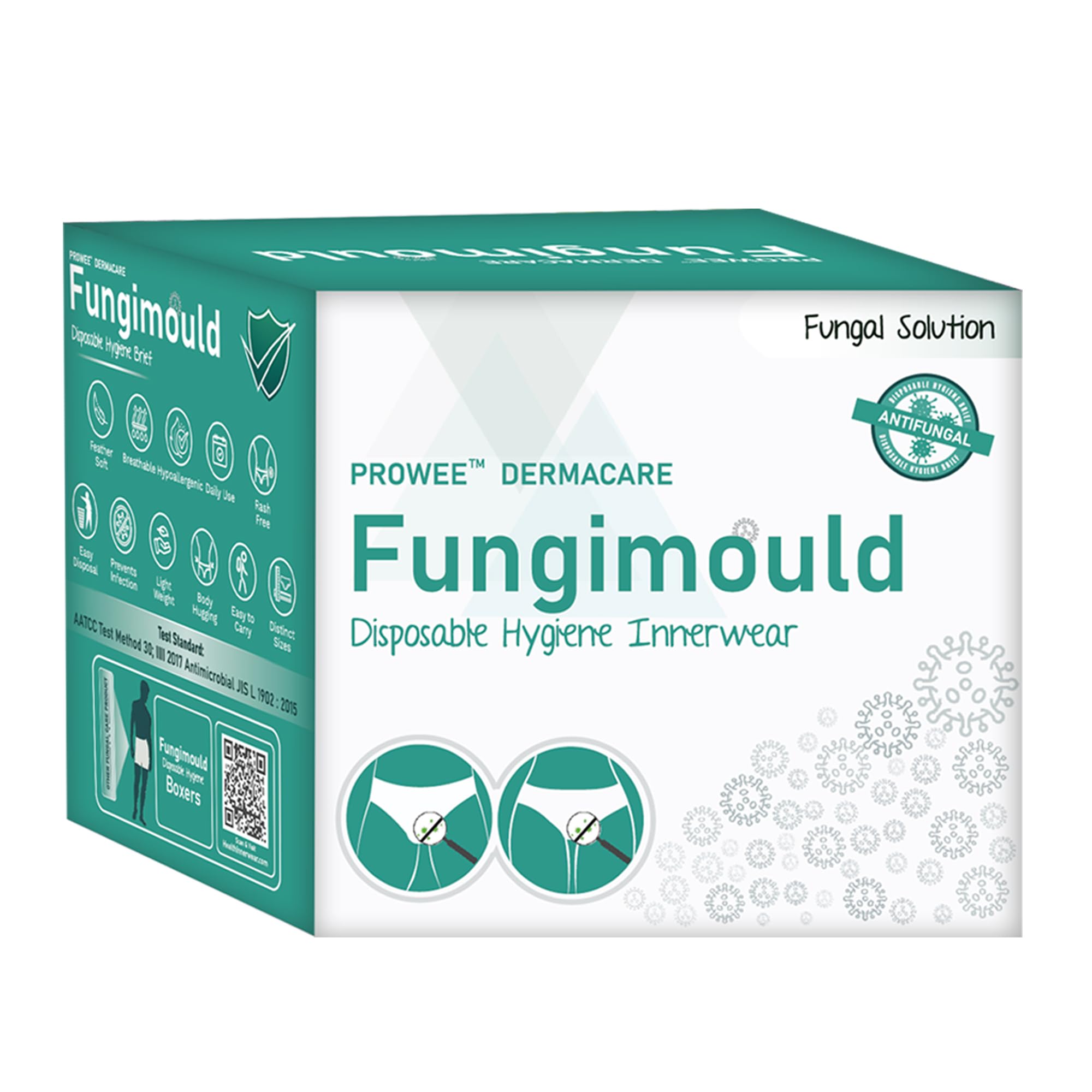 prowee Fungimould Brief for Men | Disposable Underwear, Spa | Anti Fungal to Prevent Groin Infections | Prevents Rashes | Maintains Extra Hygiene-picture-30