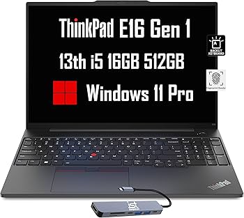 Amazon.com: Lenovo ThinkPad E16 Business Laptop (16