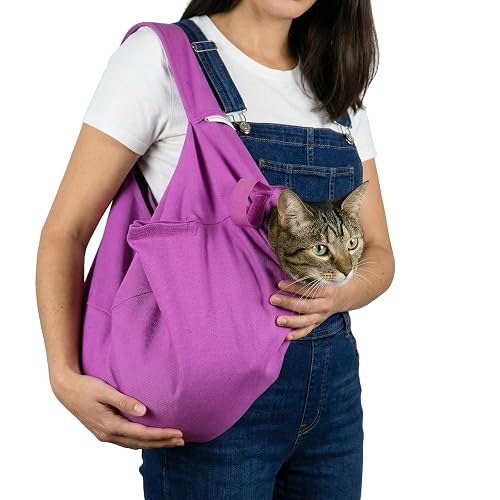 Cat-in-the-Bag Cozy Comfort Carrier Large Lavender