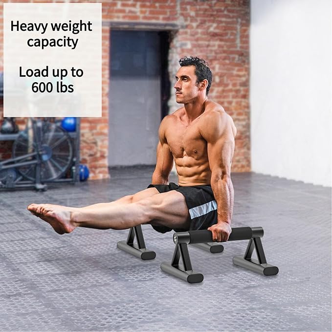 The innovative triangle support design of the SELEWARE Push-Up Bars offers a full range of motion, broadening your exercise options to include Parallel grip push-ups, Straight bar push-ups, Reverse grip push-ups, Wide push-ups, Archer push-ups, Handstands, L-sits, Straddle elbow levers, and more. By allowing you to perform exercises at multiple angles, these push-up bars effectively target various muscle groups, including your abs, lats, and biceps, thereby enhancing your workout efficiency and results.