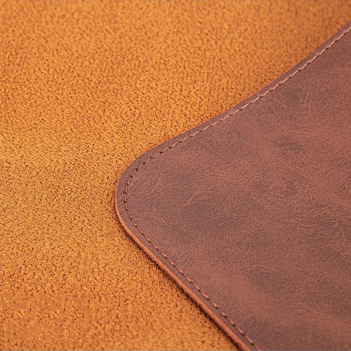 Tappetino per Mouse Antiscivolo in Pelle PU, Impermeabile, per Laptop, Esteso, Ideale per Scrivere in Ufficio, 50cm x 100cm