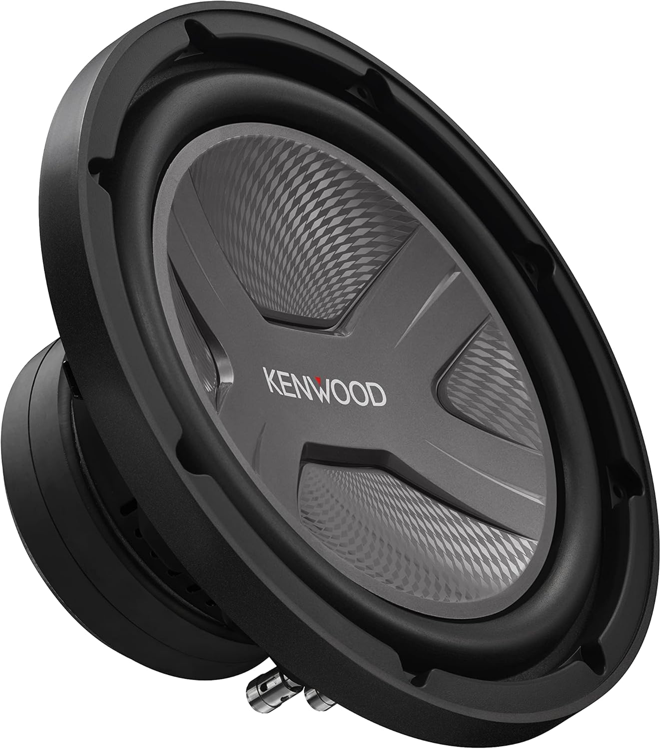 Kenwood KFC-W2541 Car Subwoofer - 1300 Watts Maximum Power, 10 Inch, Single 4 Ohm Voice Coil, Sold Individually