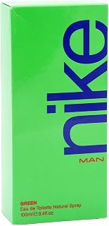 NIKE - Green, Colonia Hombre, 100 ml, Perfume Formato Spray, Eau de Toilette Natural y Masculina, Aroma Cítrico Amaderado, Fragancia Fresca, Sensual y de Larga Duración