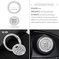 Vista 3 de 1797 Cubiertas de botón de arranque del motor para Subaru, accesorios Bling Forester Outback Impreza Legacy, calcomanía para interior de automóvil