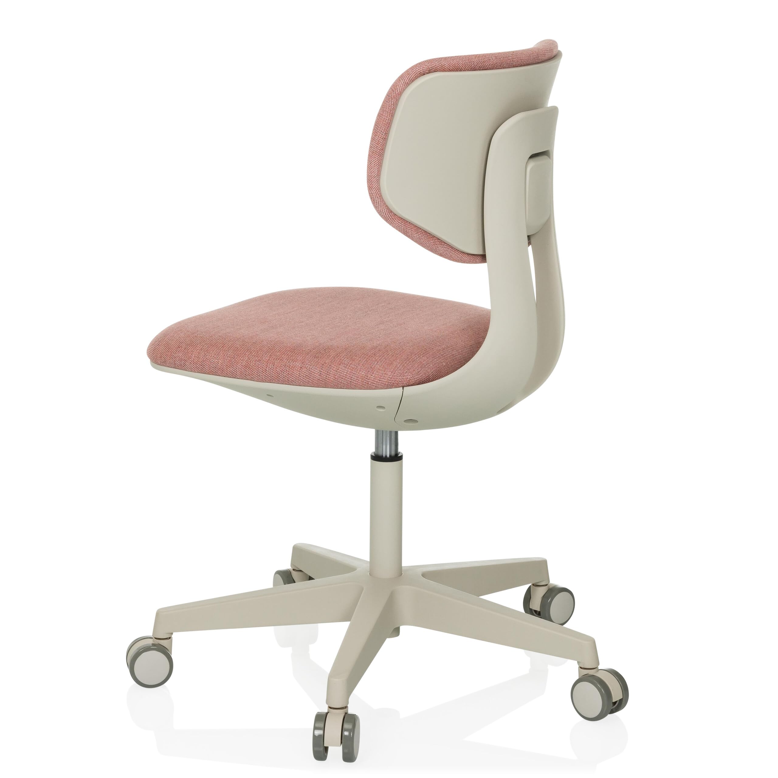 hjh OFFICE Silla giratoria para niños Respaldo Regulable en Altura Kid Classic Silla de Escritorio para niños de 6 a 12 años, Rosa