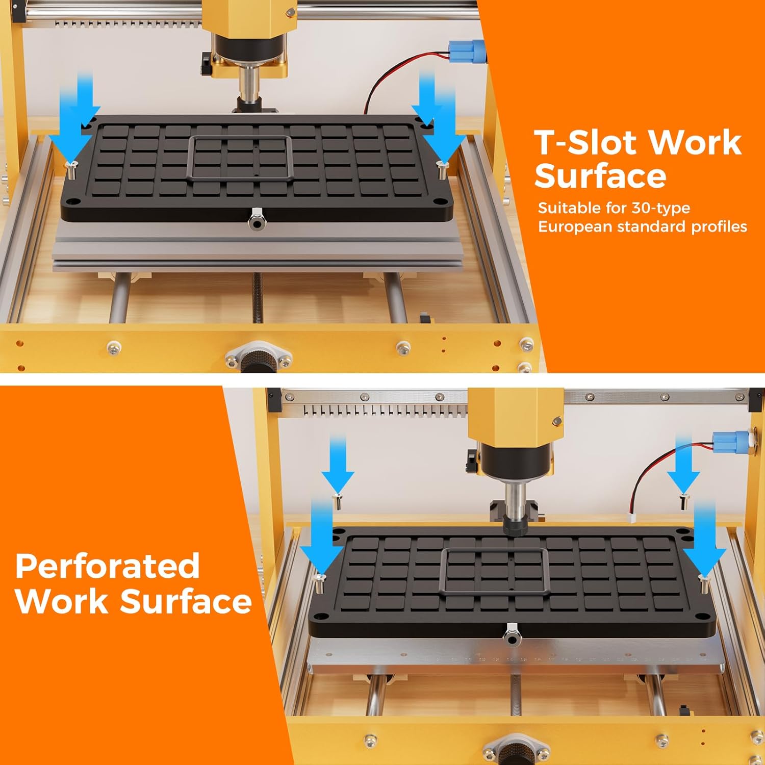 3018 Vacuum Table for CNC Series 3018 Pro Max, 3018 Pro Ultra, Workholding Suction Table Set for Engraving and Milling. Area: 300x180x15mm