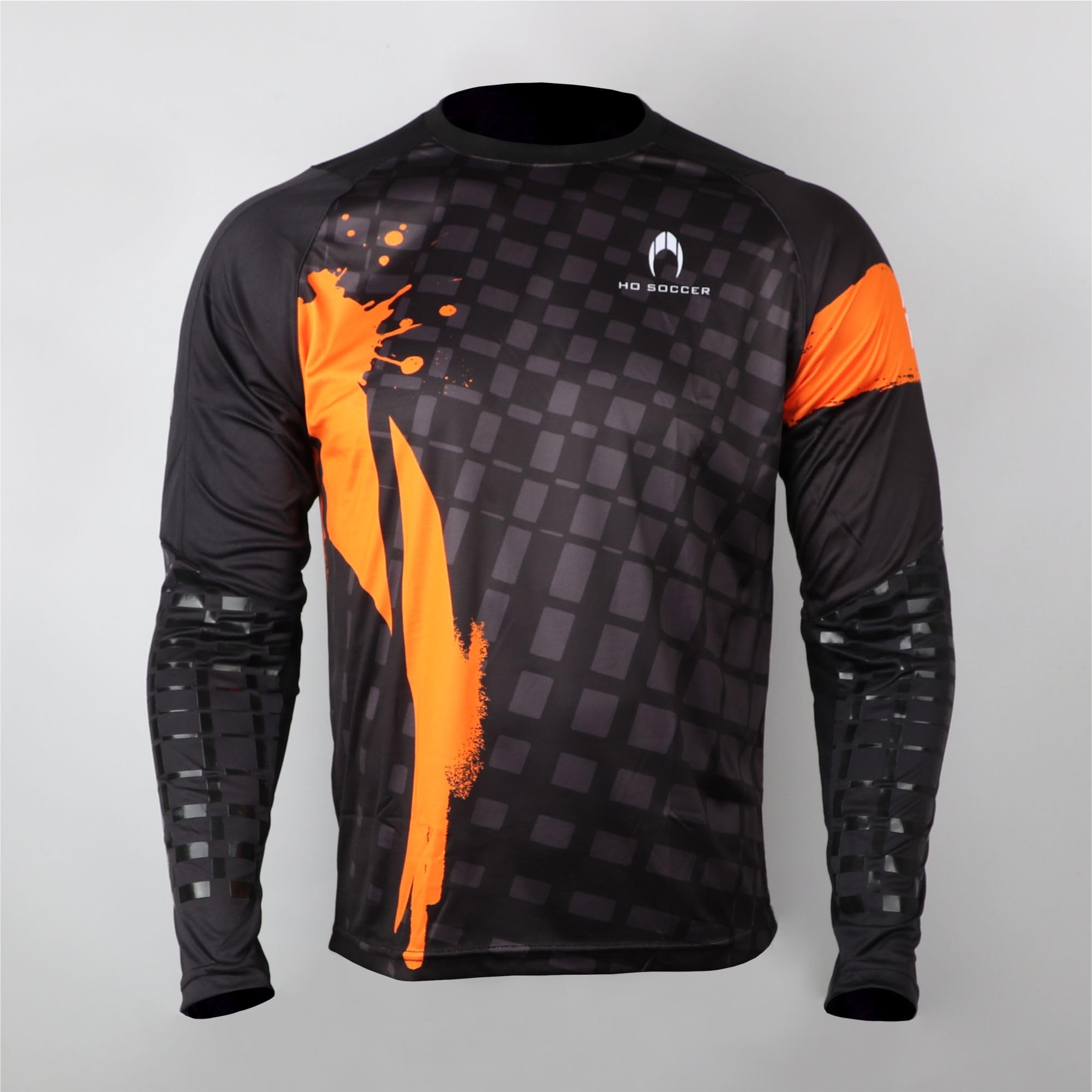 HO Soccer Jersey Adikt Pro Orange Blast - Camiseta de Portero Manga Larga con Acolchado - Facilita el Control del Balón