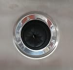 Garbage Disposal Splash Guard and Stopper Sink Baffle Compatible with Waste King,Whirlaway, Sinkmaster and GE Models Food Waste Disposer Guard Measures 3 1/8 inch 2 Pack