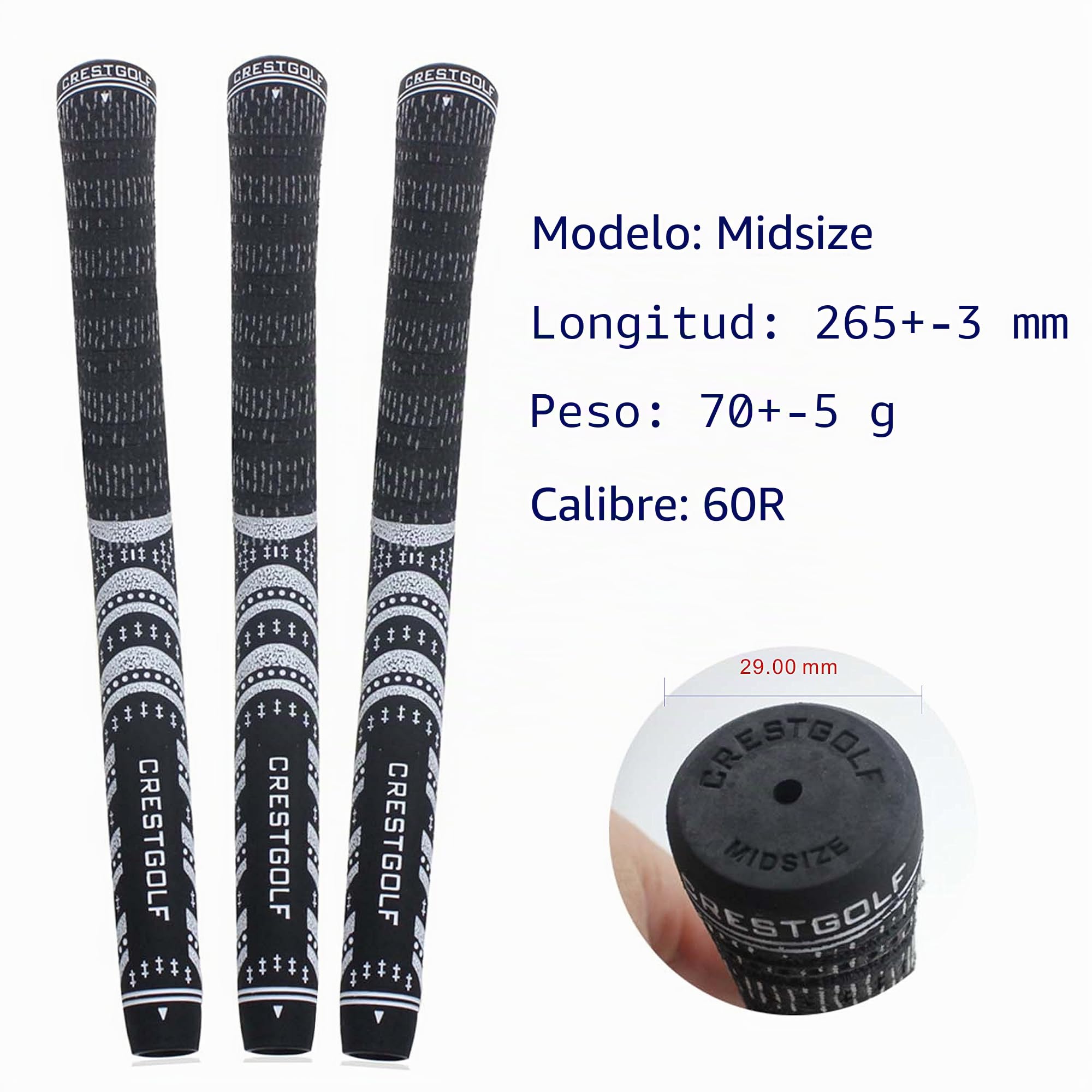 Kofull - Grips de Golf Grips para Grip Tape Palos de Golf (Fibra de Carbono, 13 Unidades)