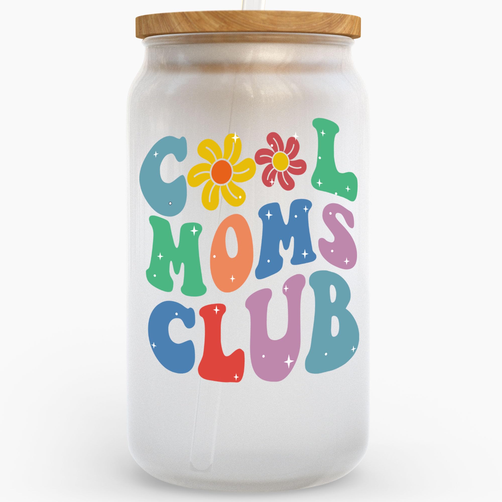 KLUBIKLUBI New Mom Gifts for Women - Cool Moms Club Tumbler With Straw 16 Ounce After Birth Pregnancy Present New Mama Soon to be Mom to be Gift, First Time Mother Gifts for Pregnant Wife