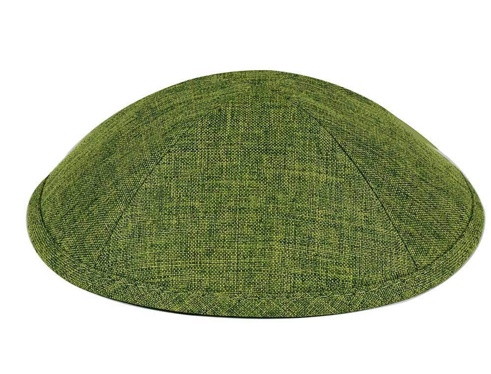 Zion Judaica Deluxe Linen Kippah Kids Yamakas Mens Ceremony Yarmulkes W/Clips