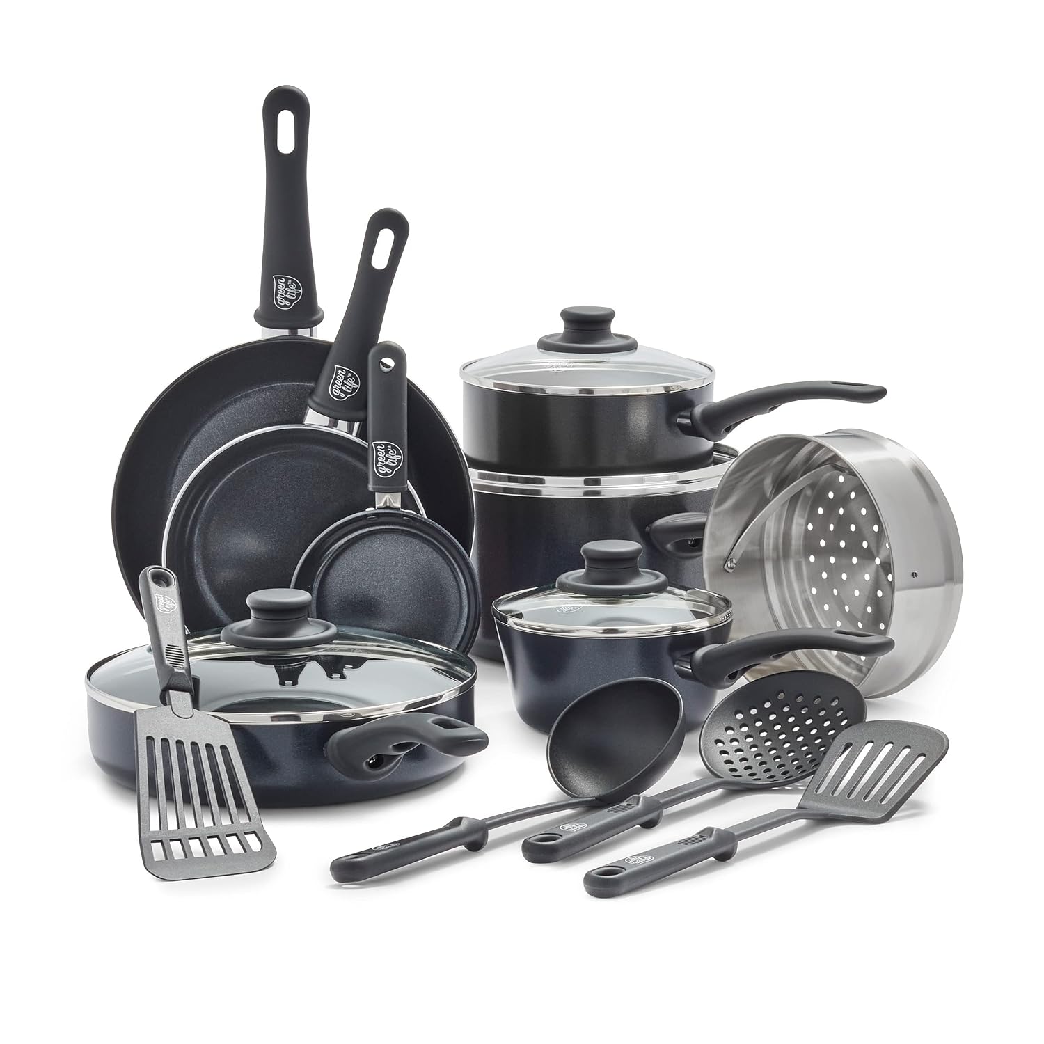 GreenLife 16-Piece Cookware Set