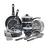 GreenLife 16 Piece Nonstick Cookware Set, Soft Grip Non-Toxic PFAS-Free Ceramic Pots & Pans...
