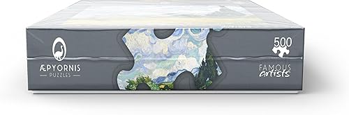 Miniatura 3 de MyPuzzle Wheat Field with Cypresses 1889 por Vincent Van Gogh - Rompecabezas prémium de 500 piezas para adultos