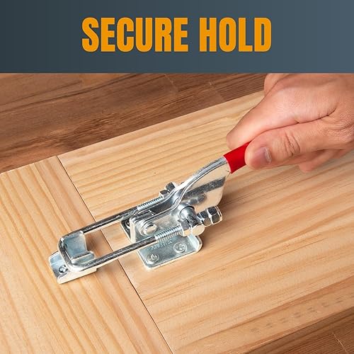 Vista 17 de POWERTEC - Pinza de palanca POWERTEC 20306 con enganche de cierre, capacidad de 2000 libras, 40341