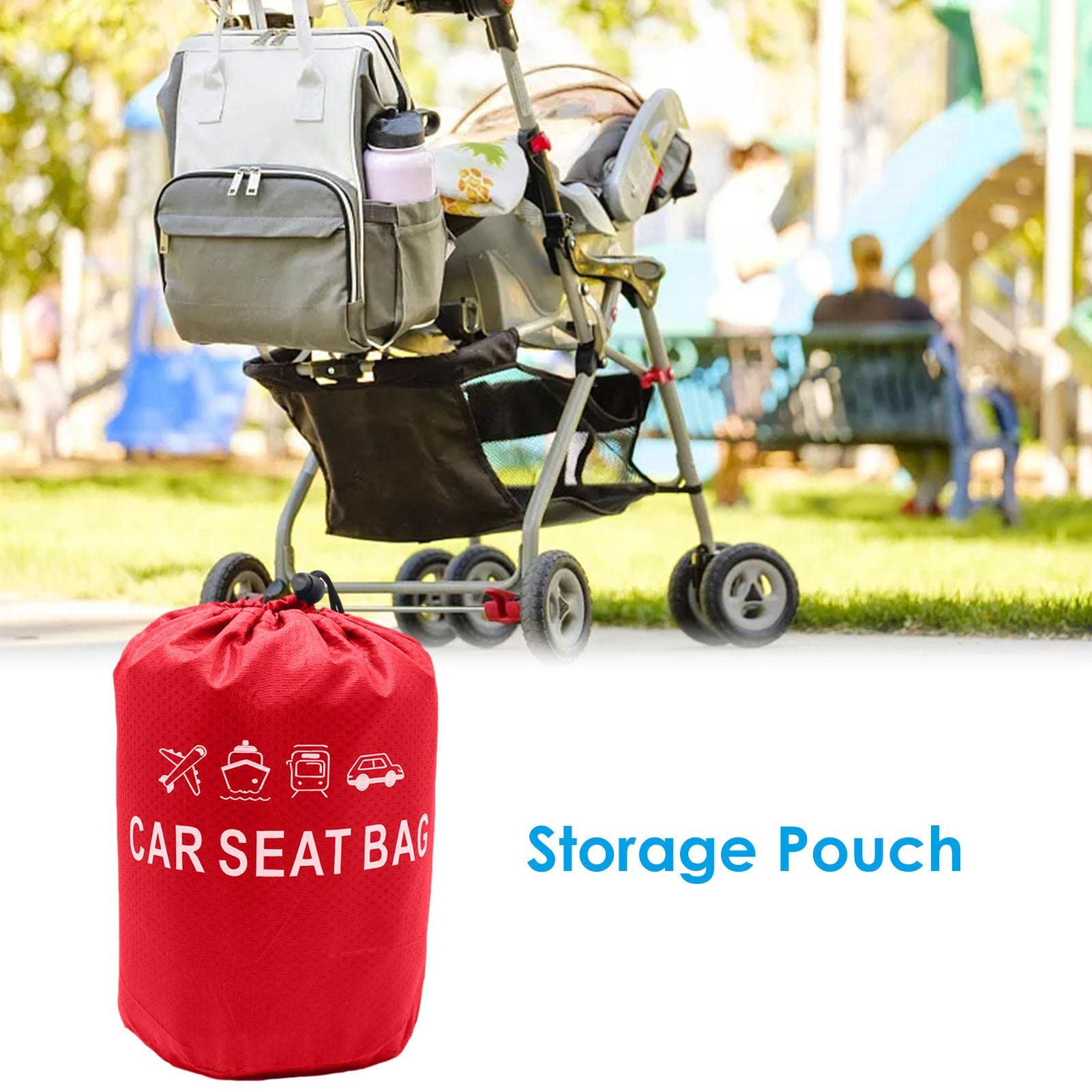 Wasserdichte Kinderwagen-Reisetasche 117x53x33cm - Gate Check Bag Für Flugzeug