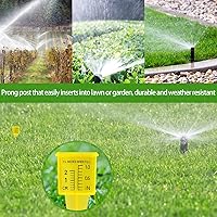 Vista 4 de Txkrhwa Medidor de lluvia para exteriores, medidor de lluvia transparente, medidor de agua reutilizable para jardín, herramienta de medición