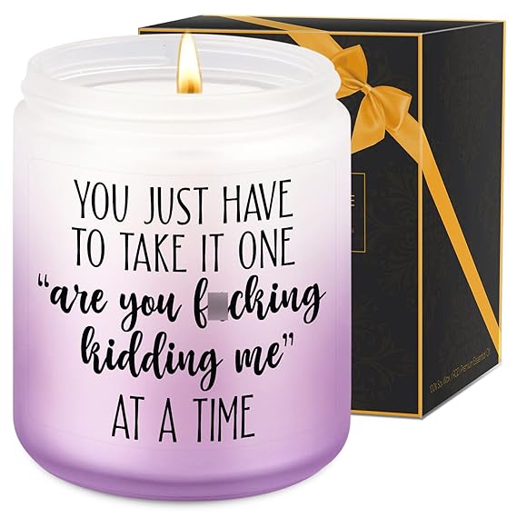 LEADO Scented Candles - Funny Gifts for Women - Coworker Gifts, Boss Gifts, Best Friend, Friendship Gifts - Funny Birthday, Mothers Day, Relaxing, Thoughtful Gifts for Women, Coworkers, Friends, Mom