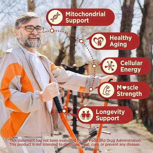 Miniatura 4 de Gomitas de suplemento de urolitina A, suplemento liposomal de urolitina A+ para apoyo mitocondrial, con NAD +, TMG para un envejecimiento saludable,