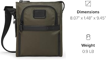 Tumi Alpha 3 02203110 Pocket, Bag, Small Shoulder Bag