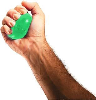 THERABAND Hand Exerciser, Ball For Hand, Wrist, Finger, Forearm, Grip Strengthening & Therapy, Squeeze Ball to Increase Hand Flexibility & Relieve Joint Pain, X-Large Green, Medium