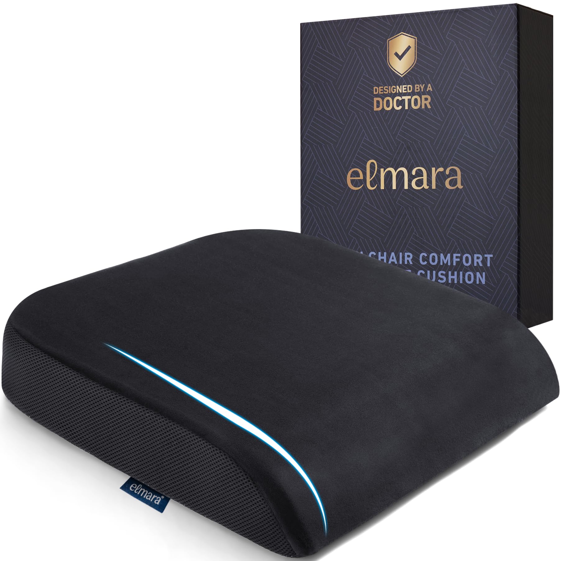 Elmara Doctor-Designed Memory Foam Seat Cushion