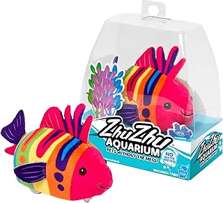 John Adams Zhu Zhu Pets | Zhu Zhu - Pez de Juguete para Acuario - Gill | Mascota interactiva y Coleccionable con Sonidos y Movimiento | Mascotas electrónicas | A Partir de 4 años