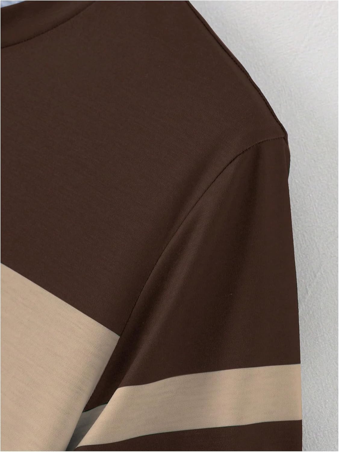 WDIRARA Men's 2 Piece Outfits Anchor Print Striped Tracksuits Short Sleeve T Shirt and Drawstring Shorts Sets - Image 4