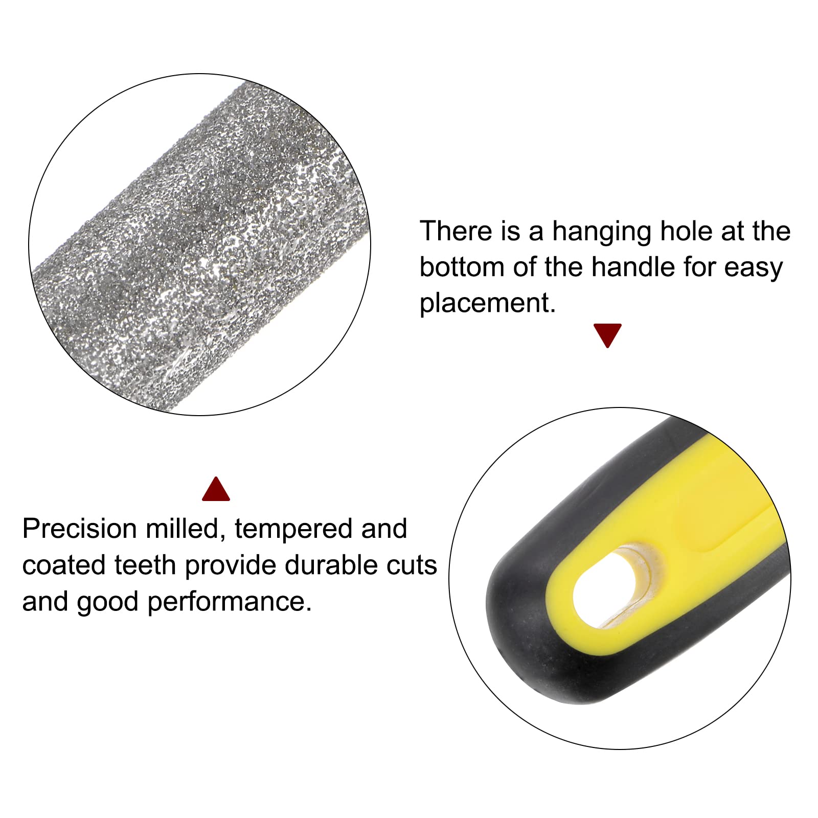 HARFINGTON Diamond Files - 12" 80 Grit -4