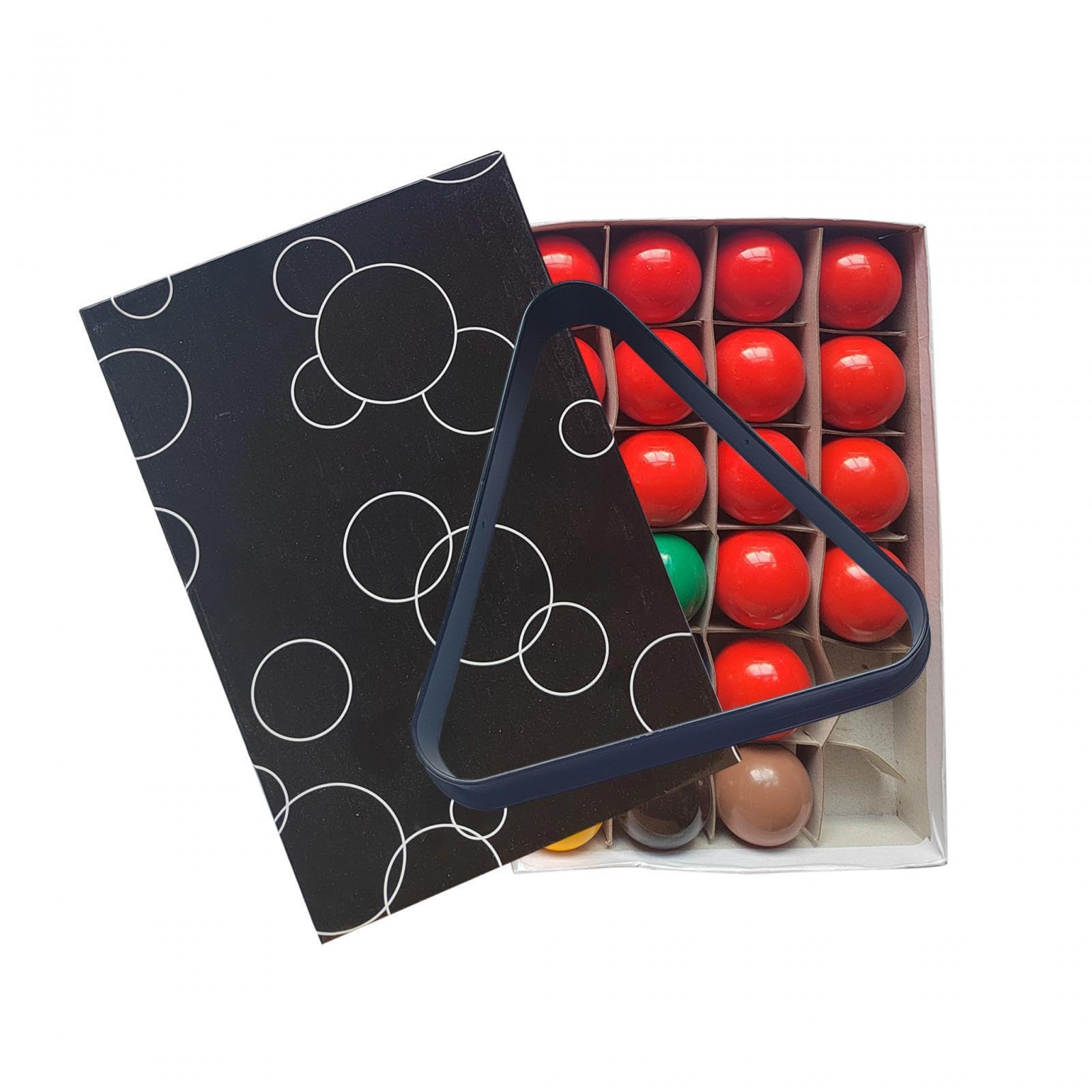 Mini palle da biliardo colorate con finitura liscia, confezione