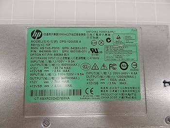 Amazon.com: HP Hewlett Packard DPS-1200SB A, 643956-101, 656364