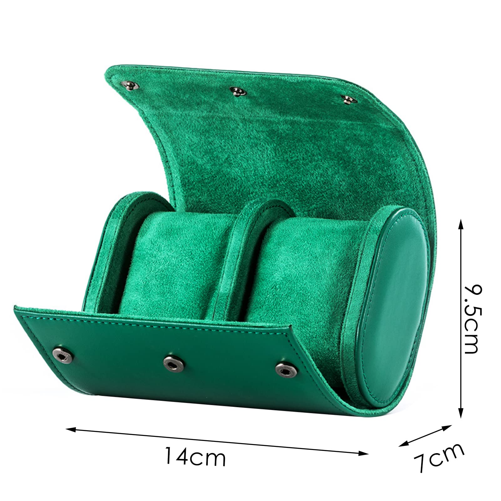 ACAREY Uhrenbox Schmuckkästchen Herren Damen Geschenk Reisen, Uhrenrolle Vintage Uhrengehäuse, Handgemachte Mehrzweck Uhrenrolle Schmuck Aufbewahrung, Und Frauen Uhrenrolle