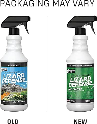 Miniatura 7 de Exterminators Choice Lizard Defense Spray  Paquete de 2 unidades de 32 onzas  Repelente de lagartos natural y no tóxico  Control rápido y fácil de