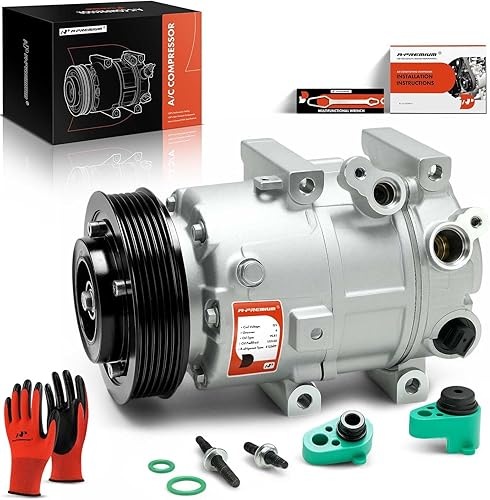 A-Premium Compresor de aire acondicionado CA con embrague compatible con Hyundai Sonata 2.0L 2.4L 2012-2014, Kia Optima 2.0L 2.4L 2012-2018