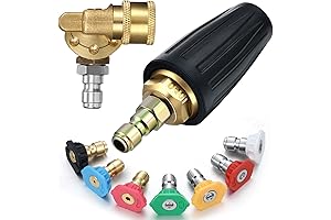 Mudder Pressure Washer Tips 4000 PSI Power Rotating Turbo Nozzle for Washer...