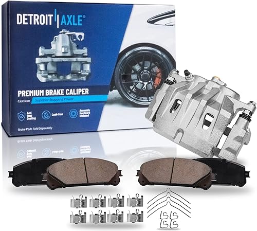 Miniatura 487 de Detroit Axle - Pastillas de Freno Delantero para Ford Fusion Lincoln MKZ Zephyr Mercury Milan Mazda 6, Pastillas de Freno Cerámica Reemplazo