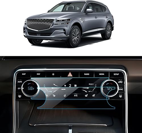 Vista 39 de Protector de Pantalla de Coche para 2015 2016 2017 2018 2019 Cadillac CTS Accesorios Navegación Pantalla Táctil Protector de Película de Vidrio