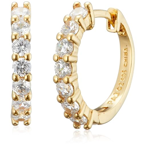 MockWares Essentials Plated Sterling Silver Huggie Hoops