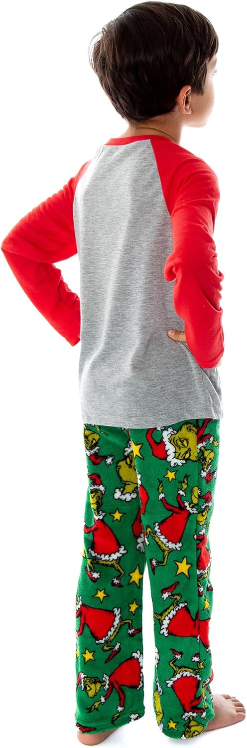 Dr. Seuss GRINCH Who Stole Christmas Matching Family Pajama Sets For Men, Women, Kids, Toddlers - Image 4