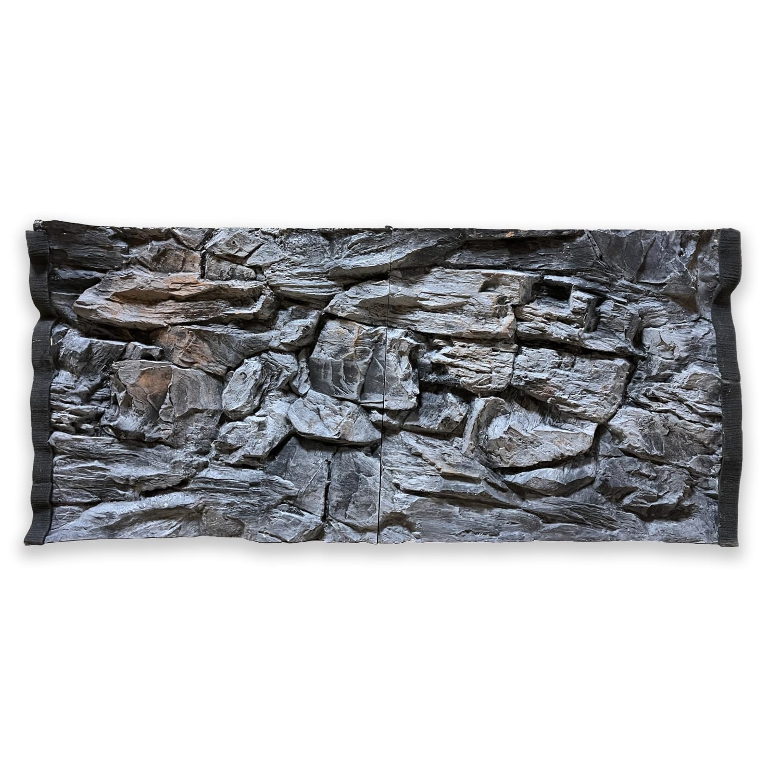 ZooPaul 3D Aquarium ściana tylna struktura szara 120x60 cm