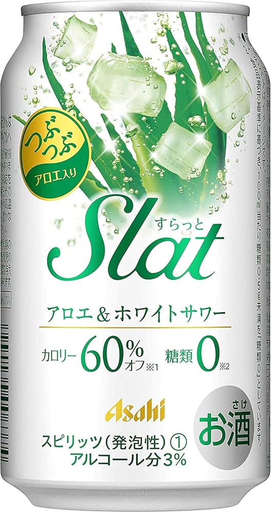 Amazon.co.jp: 缶チューハイ アサヒ スラット アロエ＆ホワイト