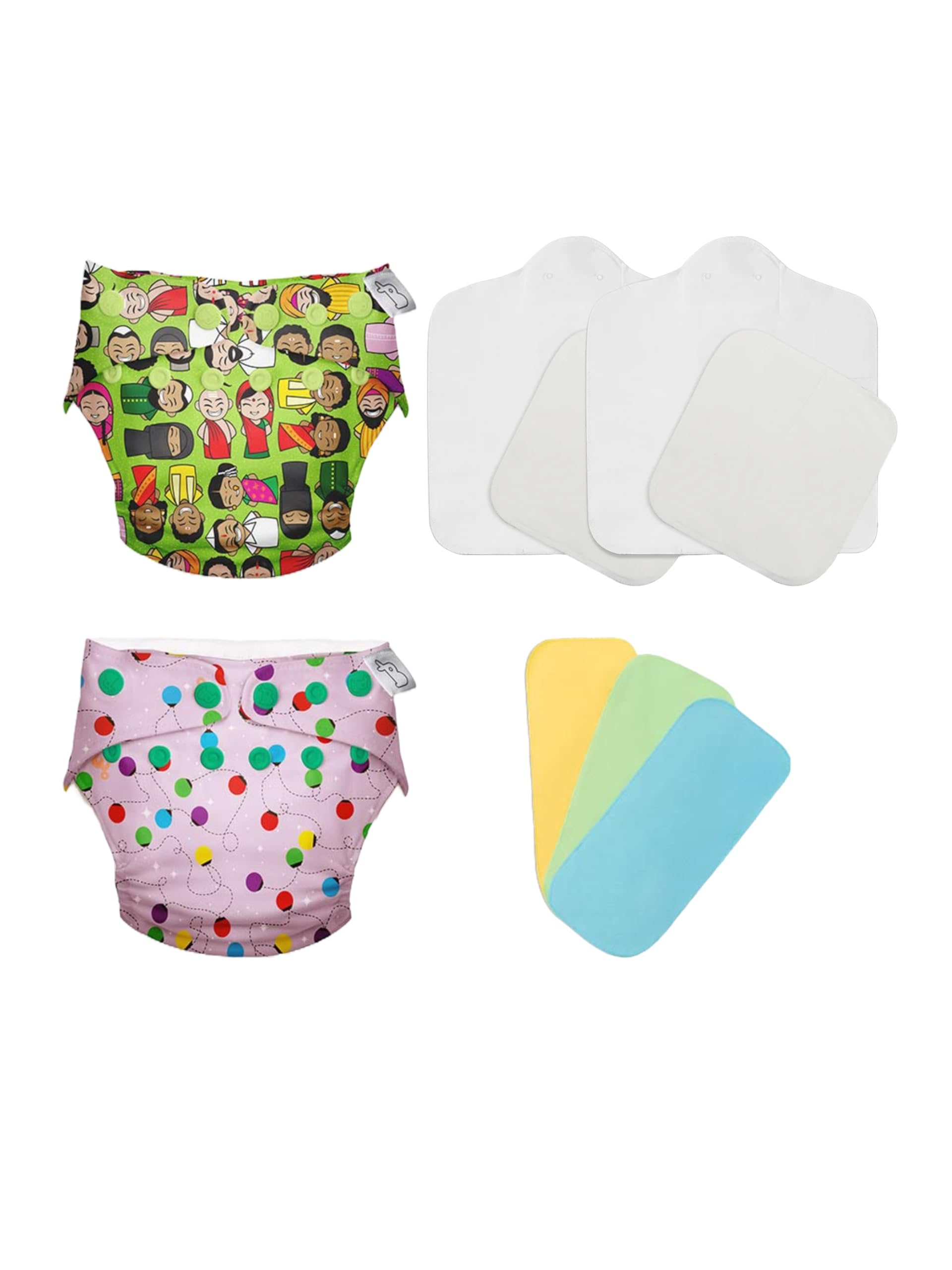 superbottoms Cloth Diapers For Babies - Starter Pack With 2 Freesize Uno - New Version|Reusable Cloth Diapers For Babies From 3M To 3Y With 3 Reusable Diaper Liners,2 Inserts And 2 Booster,9 Count-image-48