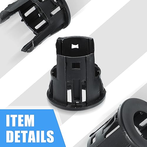 Miniatura 6 de X AUTOHAUX 4 biseles de sensor de asistencia de estacionamiento para parachoques delantero o trasero para Dodge para Ram 1500 2014-2018 Soporte de