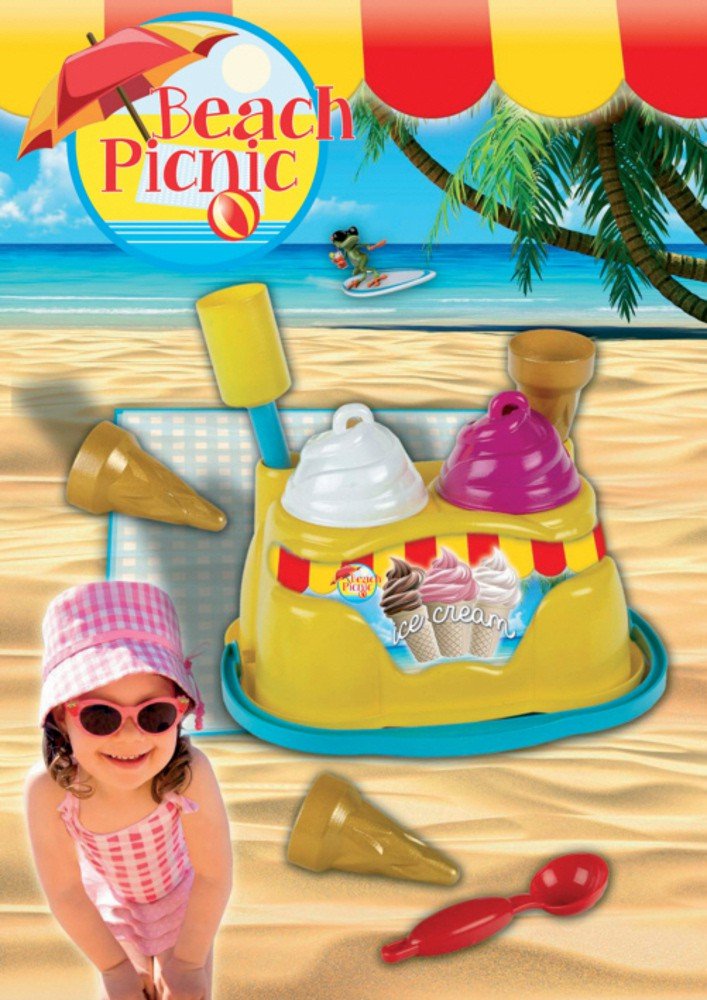 Theo Klein 2357 - Beach Picnic Ice Cream Shop,Toy, Multi - Colored
