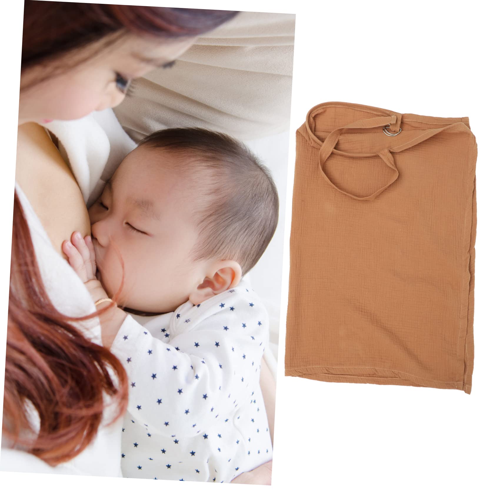 SHOWERORO 3pezzi Copertura Per Allattamento Cotone Per Mamme Grembiule Da Allattamento Pratico e Traspirante Per Viaggi e Uso Esterno Design Semplice e Comfortevole